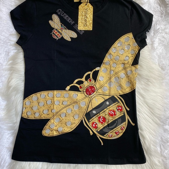 Vinizbena T-Shirt size M🐝color Black - Picture 6 of 15